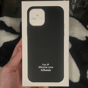 Black Silicone Case for iPhone